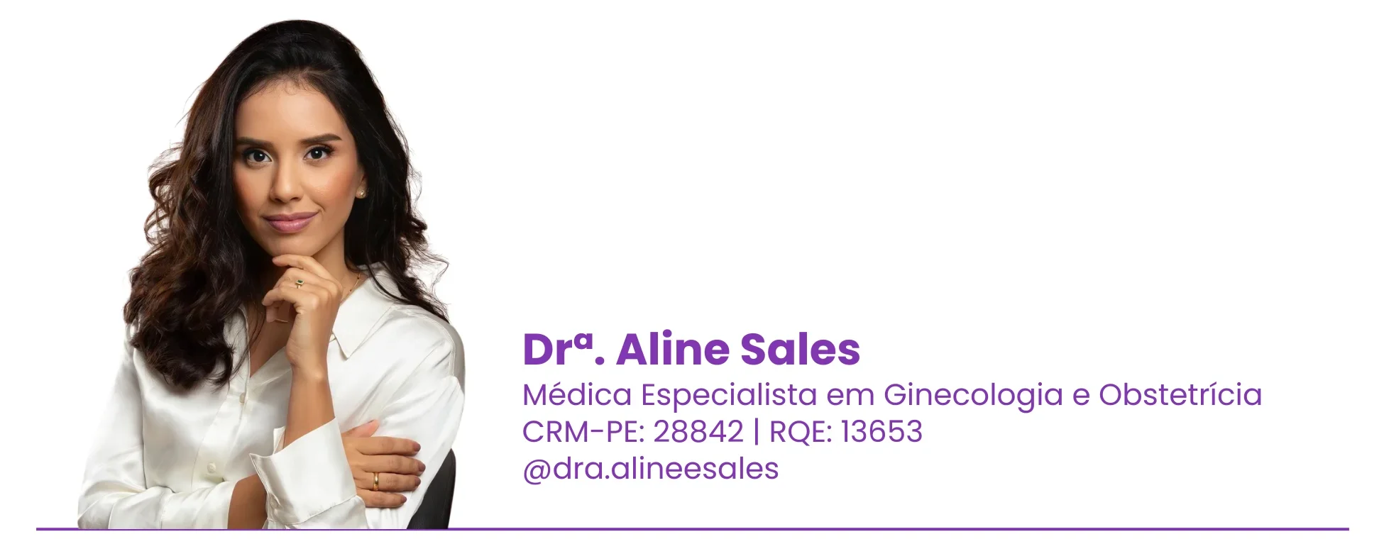 Dra. Aline Sales na Tryad Consultórios
